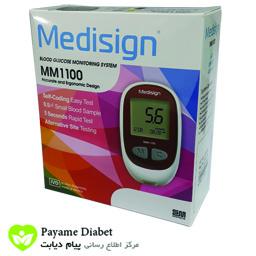  دستگاه تست قند خون مدیساین مدل MM1100 