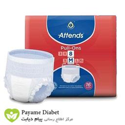  پوشک شورتی بزرگسال اتندز 5 قطره سایز large