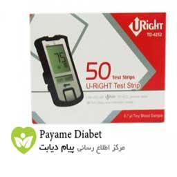 نوار تست قندخون  یورایت بسته ۵۰ عددی