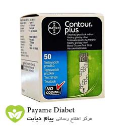 نوار تست قند خون 50 عددی کنتورپلاس  Contour plus