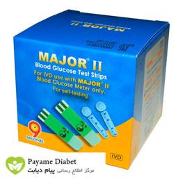 نوار تست قند خون ماژور2    Major II 