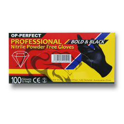 دستکش نیتریل مشکی اوپی پرفکت سایز بزرگ