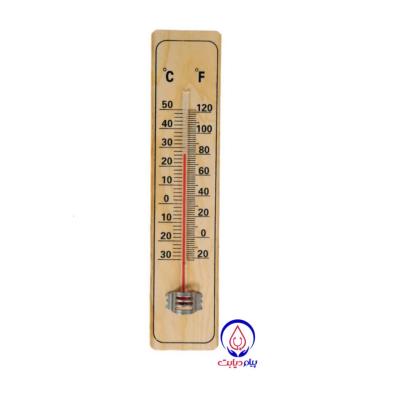 Wooden thermometer