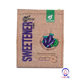 below sweetener sachets