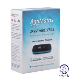 AgaMatrix  blood sugar test device with 100 test strips