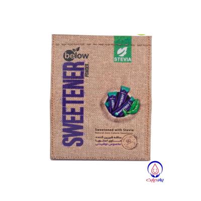 below sweetener sachets