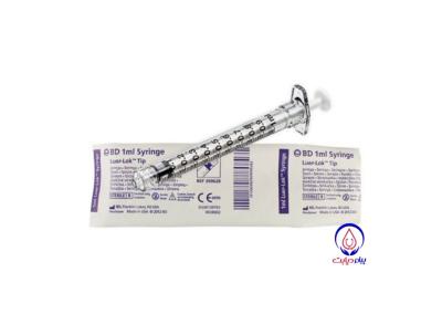 One-mil glass BD syringe